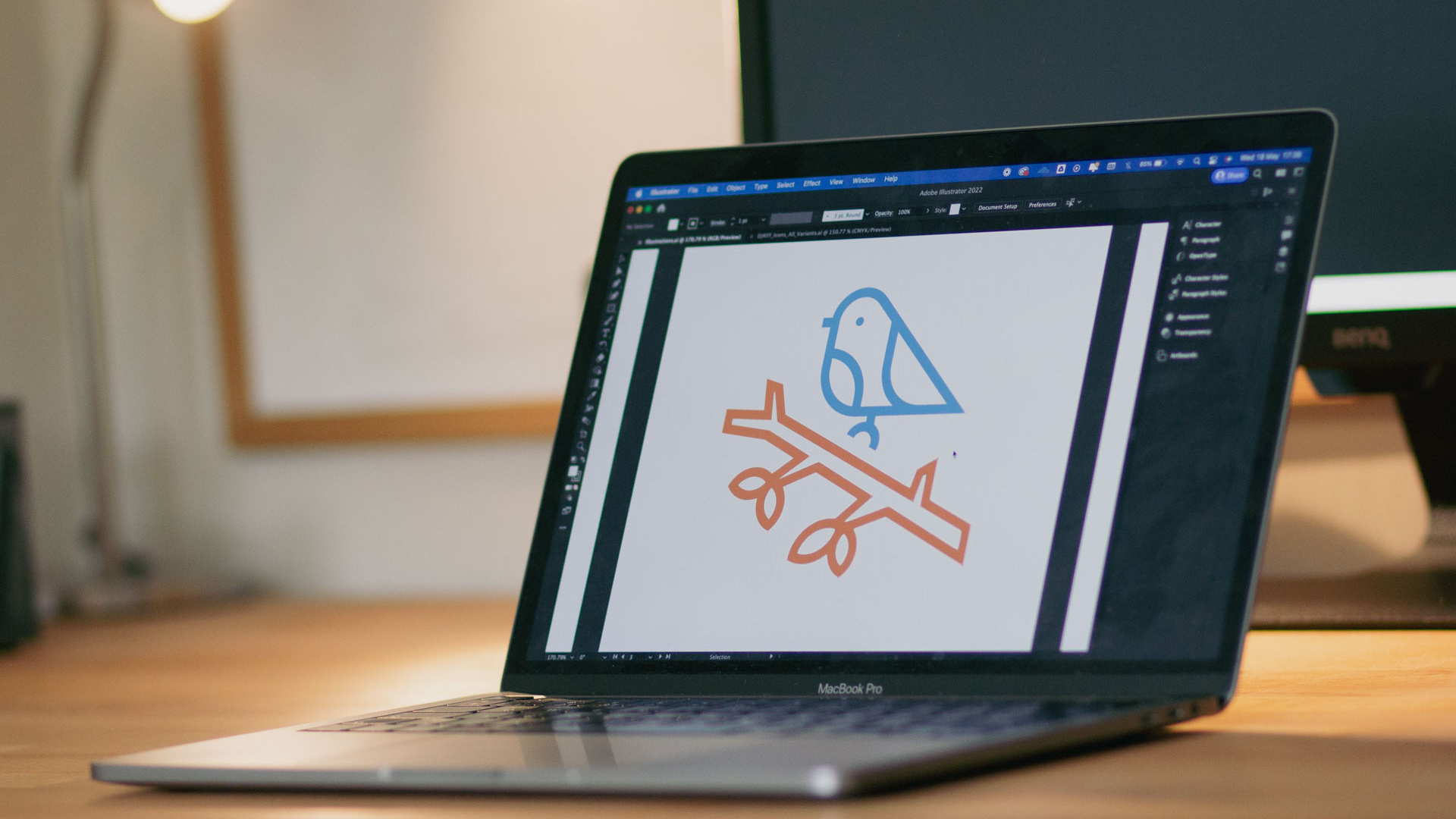 A photo showing a MacBook screen with DJRFF icons on there